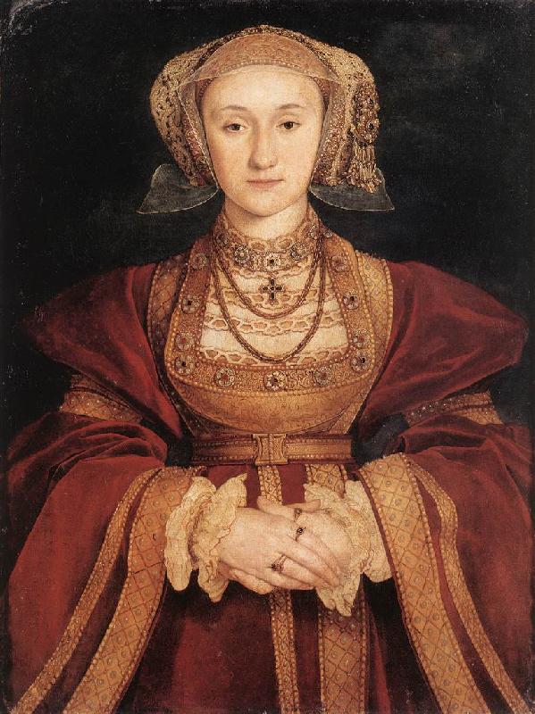 HOLBEIN, Hans the Younger Portrait of Anne of Cleves sf